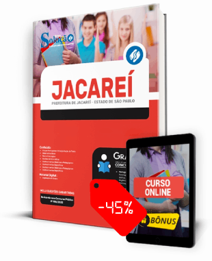 Apostila Prefeitura de Jacareí SP 2022 PDF e Impressa