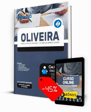 Apostila Prefeitura de Oliveira MG 2022 PDF e Impressa