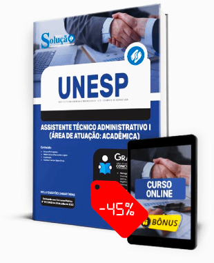 Apostila UNESP 2022 PDF Assistente Técnico Administrativo