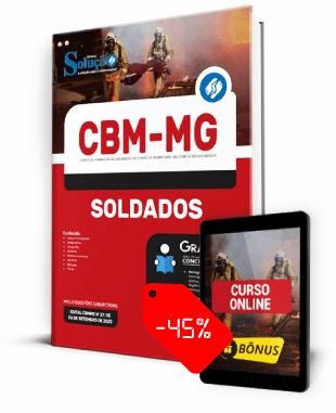Apostila Concurso CBM MG 2022 PDF e Impressa Soldado CBMMG