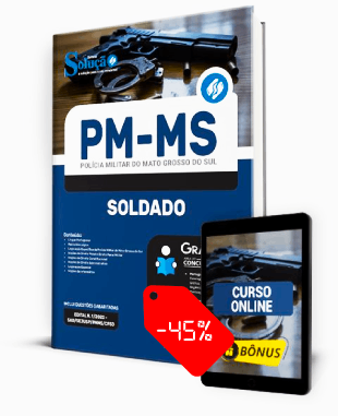 Apostila Concurso PM MS 2022 PDF Download Impressa Soldado