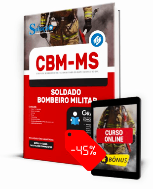 Apostila Concurso Soldado Bombeiro Militar MS 2022 PDF Impressa