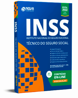 Apostila INSS 2022 PDF Impressa Técnico do Seguro Social Nova Concursos