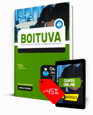 Apostila Prefeitura de Boituva SP 2022 PDF e Impressa