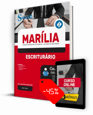 Apostila Câmara de Marília SP 2022 PDF Download Impressa