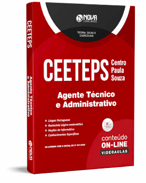 Apostila CEETEPS 2022 PDF Agente Técnico e Administrativo