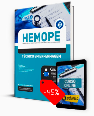 Apostila Concurso HEMOPE 2022 PDF Download e Impressa