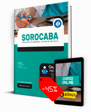 Apostila Prefeitura de Sorocaba SP 2022 PDF e Impressa
