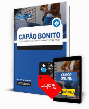 Apostila Prefeitura de Capão Bonito SP 2022 PDF Impressa