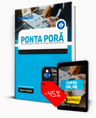 Apostila Prefeitura de Ponta Porã MS 2022 PDF e Impressa
