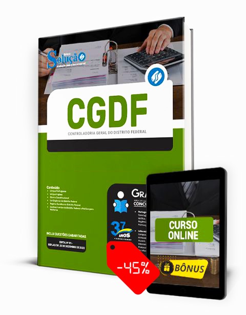Apostila Concurso CGDF 2023 PDF Grátis Curso Online