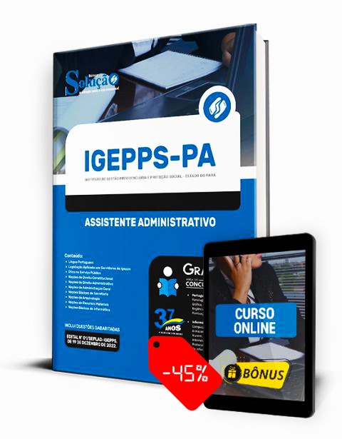 Apostila Concurso IGEPPS PA 2023 PDF Download e Impressa