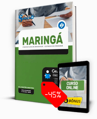 Apostila Prefeitura de Maringá PR 2023 PDF e Impressa