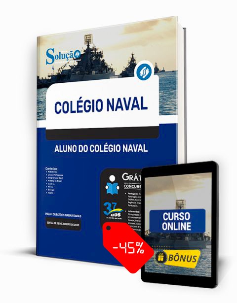 Apostila Concurso Colégio Naval 2023 PDF Grátis Curso Online