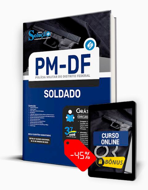 Apostila Concurso PM DF 2023 PDF Grátis Soldado PM DF