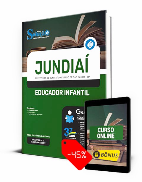 Apostila Concurso Prefeitura de Jundiaí 2023 PDF Impressa