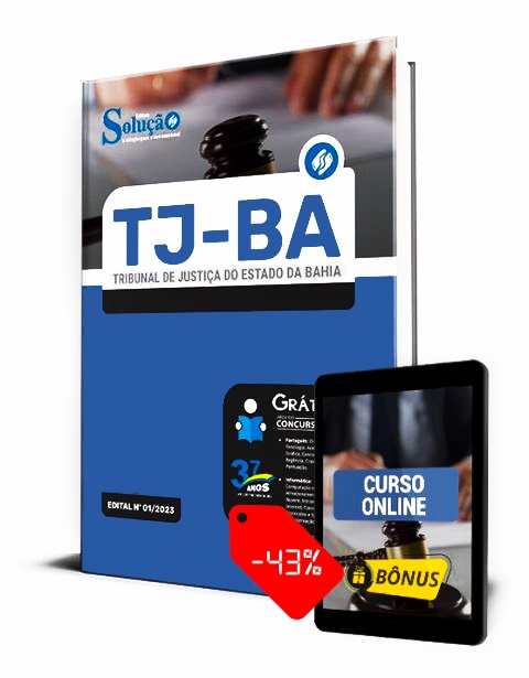 Apostila Concurso TJ BA 2023 PDF Grátis Curso Online