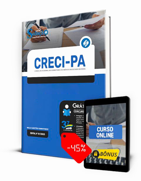Apostila Concurso CRECI PA 2023 PDF Grátis Curso Online