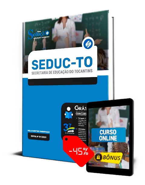 Apostila Concurso SEDUC TO 2023 PDF Grátis Curso Online
