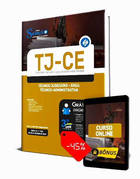 Apostila Concurso TJ CE 2023 PDF Grátis Curso Online Técnico Judiciário