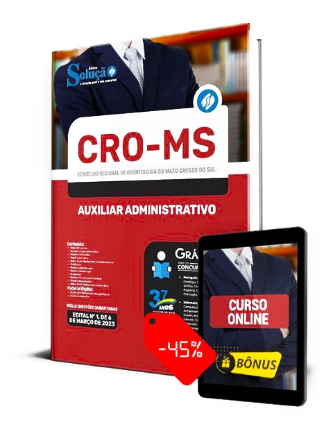 Apostila Concurso CRO MS 2023 PDF Grátis Curso Online