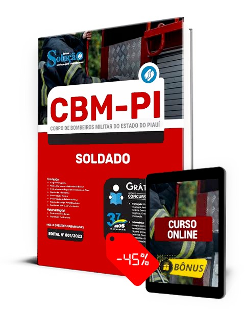 Apostila Concurso CBM PI 2023 PDF Grátis Curso Online