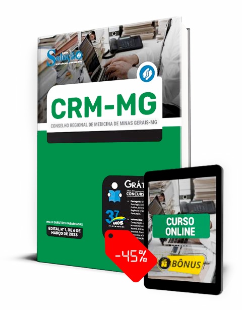 Apostila Concurso CRM MG 2023 PDF Grátis Curso Online