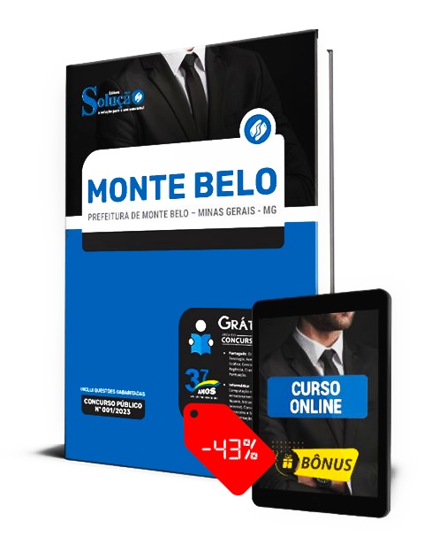 Apostila Concurso Monte Belo MG 2023 PDF Download Grátis