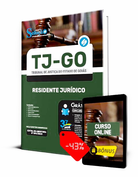 Apostila Concurso TJ GO 2023 PDF Grátis Curso Online