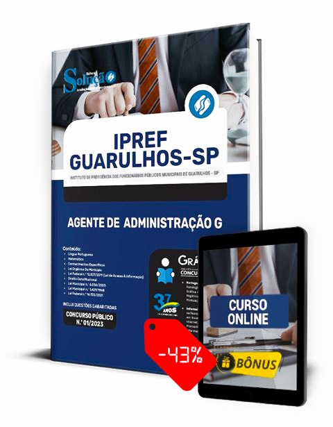 Apostila Concurso IPREF Guarulhos SP 2023 PDF Grátis