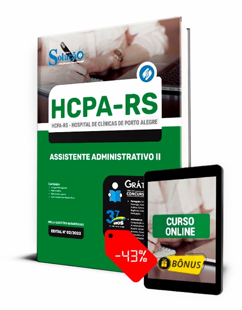 Apostila HCPA RS 2023 PDF Grátis Assistente Administrativo