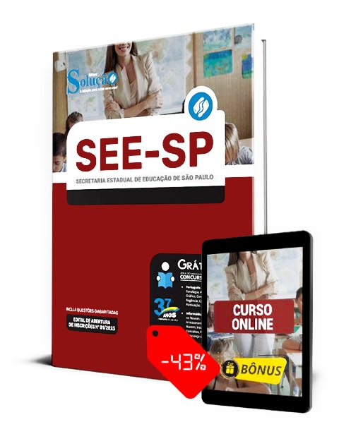 Apostila SEE SP 2023 PDF Grátis Concurso SEE SP 2023