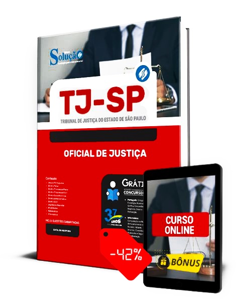 Apostila Concurso TJ SP 2023 PDF Grátis Oficial de Justiça