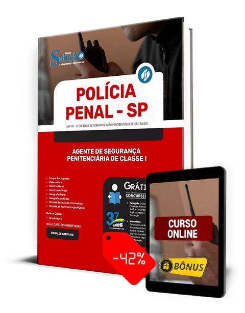 Apostila Concurso Polícia Penal SP 2023 PDF Grátis