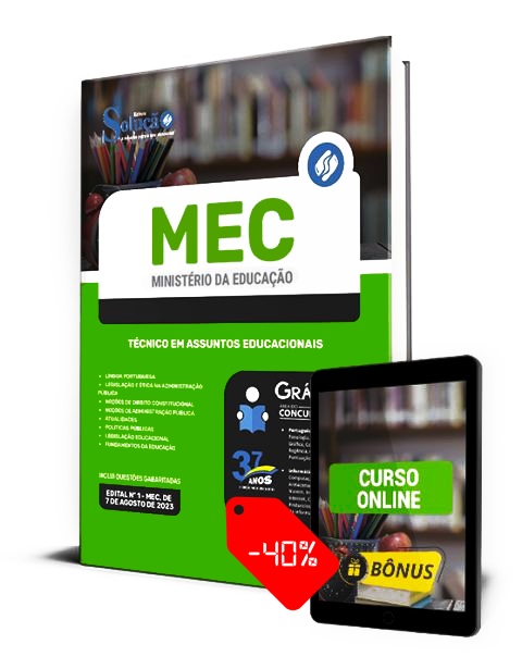 Apostila MEC 2023 PDF Grátis Técnico Concurso MEC 2023