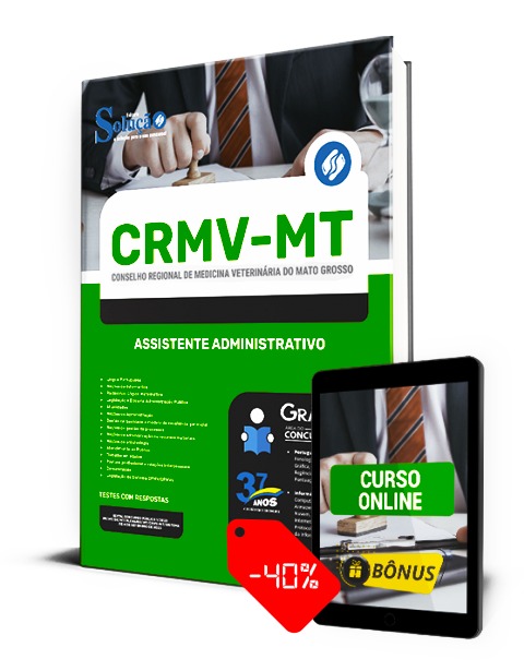 Apostila CRMV MT 2023 PDF Download Assistente Administrativo