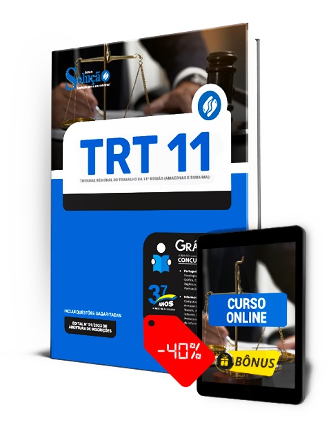 Apostila Concurso TRT 11 2023 PDF Download e Impressa