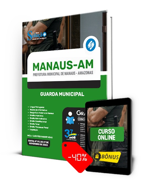Apostila Concurso Prefeitura de Manaus 2023 PDF Download e Impressa