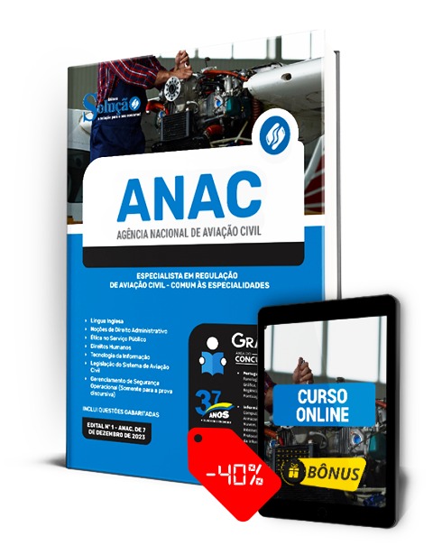 Apostila ANAC 2023 PDF Download Impressa Concurso ANAC 2023