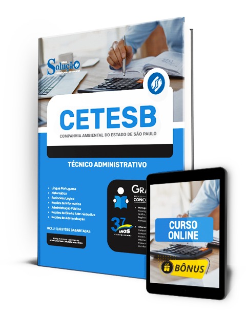 Apostila Concurso CETESB 2024 PDF Download e Impressa