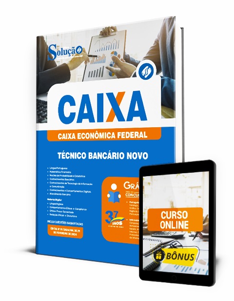 Apostila Concurso Caixa 2024 PDF Download e Impressa