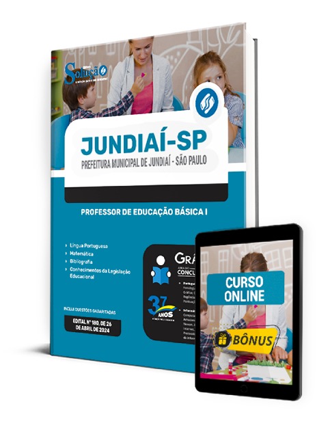 Apostila Concurso Jundiaí 2024 PDF Grátis Curso Online