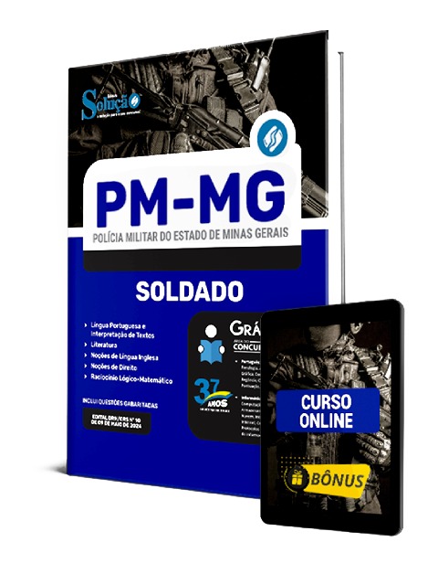 Apostila Concurso PM MG 2024 PDF Grátis Curso Online Soldado PMMG 2024
