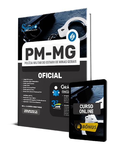Apostila Concurso PM MG 2024 PDF Grátis Curso Online Oficial PMMG 2024