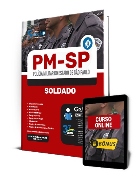 Apostila Concurso PM SP 2024 PDF Grátis Curso Online