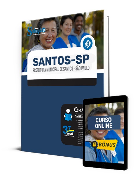 Apostila Concurso Prefeitura de Santos 2024 PDF Grátis Curso Online