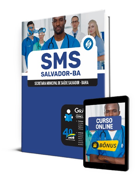 Apostila Concurso SMS Salvador 2024 PDF Grátis Curso Online